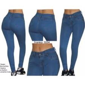 Franka Colombian Butt Lifting Jeans Size 3 New With Tags